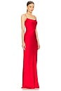 view 2 of 3 Mischa Gown in Bright Red