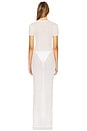 view 3 of 3 Aprile Sheer Maxi Dress in White