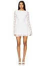 view 1 of 4 Eloise Embellished Mini Dress in White