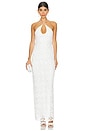 view 1 of 4 Eloise Embellished Maxi Dress in White