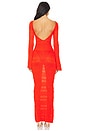 view 3 of 3 Dorit Maxi Dress in Red