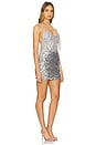 view 2 of 4 Riley Embellished Fringe Mini Dress in Disco Silver