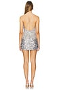 view 3 of 4 Riley Embellished Fringe Mini Dress in Disco Silver