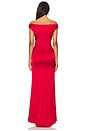 view 3 of 3 VESTIDO LARGO MARIAM in Red