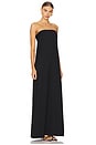 view 2 of 3 ROBE CALLIE MAXI in Black