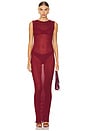 view 1 of 3 VESTIDO CLARICE in Burgundy