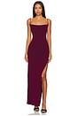 Odessa Gown in Oxblood