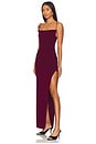 view 2 of 3 Odessa Gown in Oxblood