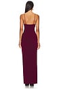 view 3 of 3 Odessa Gown in Oxblood