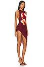 view 2 of 3 x Maggie MacDonald Emery Mini Dress in Burgundy