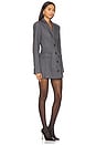 view 2 of 3 x Emily Gemma Adee Blazer Dress in Dark Grey