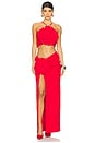 view 1 of 3 Artemis Gown in Red