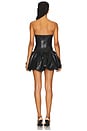 view 3 of 3 Elena Faux Leather Mini Dress in Black