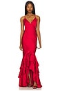 Cleo Gown in Red