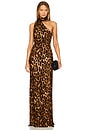 view 1 of 4 Sarah Gown in Leopard