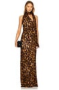 view 2 of 4 Sarah Gown in Leopard