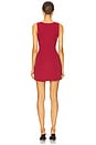 view 3 of 3 Harper Mini Dress in Oxblood
