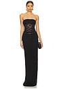 view 1 of 4 Zahra Gown in Black