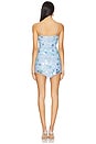 view 3 of 4 Quinn Embellished Mini Dress in Light Blue Sequin