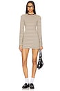 view 1 of 4 Corbyn Dress in Tan Stripe