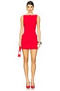 view 1 of 3 Dafne Mini Dress in Red