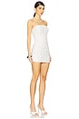 view 2 of 4 Berner Mini Dress in White Sequin