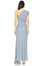 view 4 of 4 Lea Gown in Sea Blue
