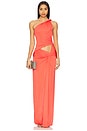 view 1 of 4 Rowan Gown in Coral