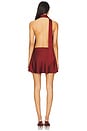 view 3 of 3 Nova Mini Dress in Oxblood