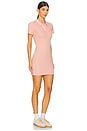 view 2 of 4 x Emma Rose Carrie Polo Mini Dress in Pink & Tan
