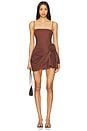view 1 of 3 Rain Mini Dress in Brown