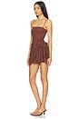 view 2 of 3 Rain Mini Dress in Brown