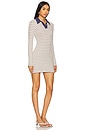 view 2 of 4 Rachel Polo Mini Dress in Ivory Multi Stripe