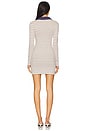 view 3 of 4 Rachel Polo Mini Dress in Ivory Multi Stripe