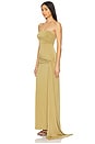 view 3 of 4 Adley Gown in Moss Green
