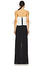 view 3 of 3 x Emma Rose Isabela Gown in Black & White