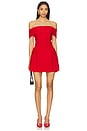 view 1 of 3 Hannah Mini Dress in Red
