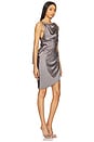 view 3 of 5 Lea Mini Dress in Slate Grey