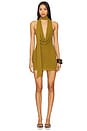 view 1 of 3 Nova Mini Dress in Moss Green