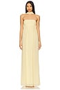 view 1 of 4 x Emma Rose Soleil Gown in Butter Yellow
