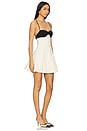 view 2 of 3 Eloise Mini Dress in Black & Ivory