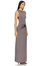 view 2 of 3 Leah Gown in Slate Grey