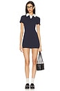 view 1 of 4 Kristin Polo Mini Dress in Navy Blue