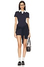 view 4 of 4 Kristin Polo Mini Dress in Navy Blue