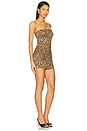 view 3 of 4 Drew Mini Dress in Leopard
