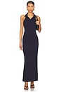 view 1 of 3 Deb Polo Maxi Dress in Navy Blue