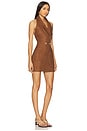 view 2 of 3 Brixton Mini Dress in Chocolate