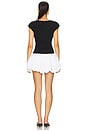view 3 of 3 Kora Mini Dress in Black & White