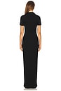 view 3 of 3 x Emma Rose Margo Polo Maxi Dress in Black