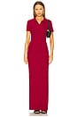 view 1 of 3 Margo Polo Maxi Dress in Oxblood